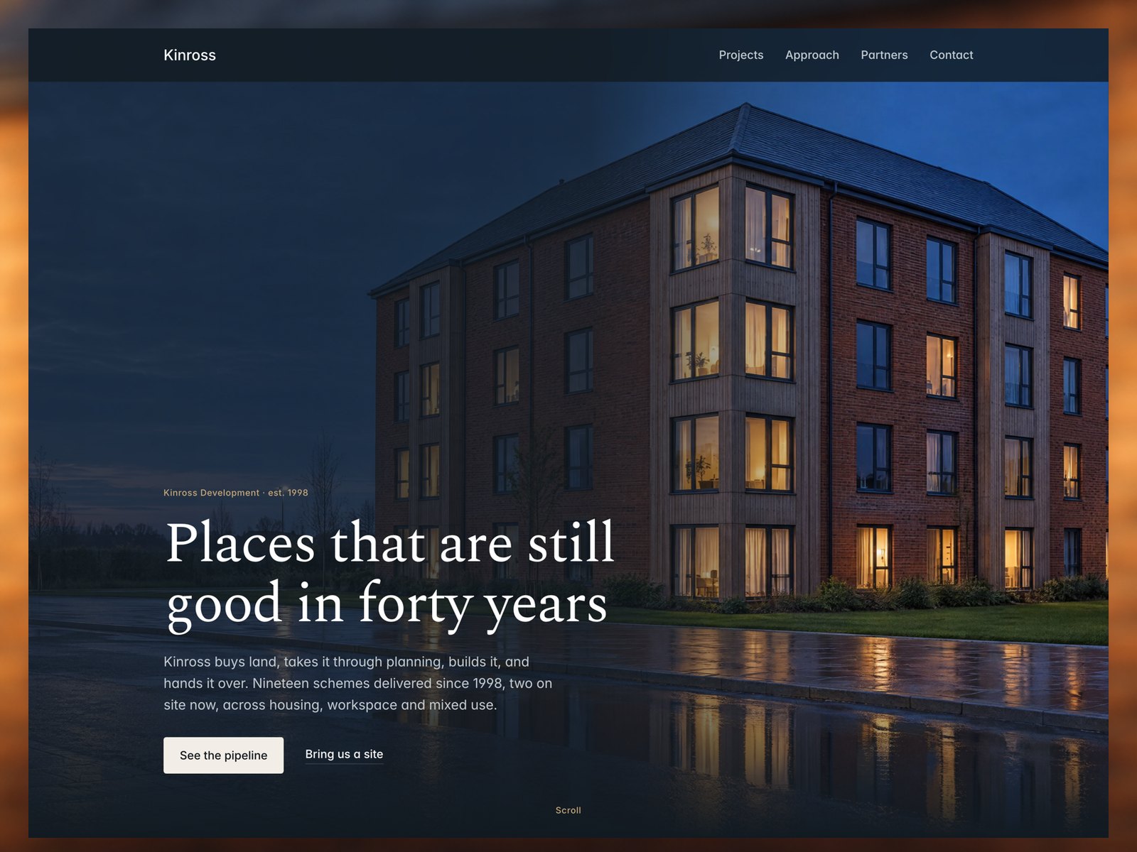 Kinross website template