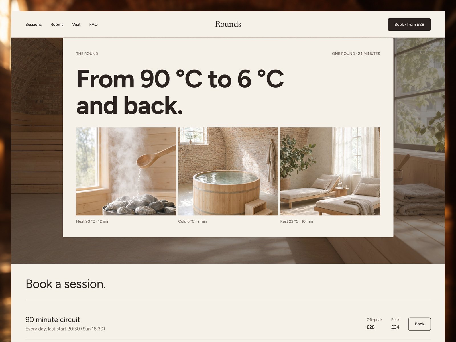 Rounds website template