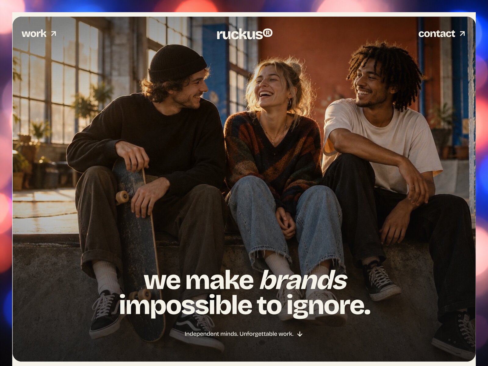 Ruckus website template