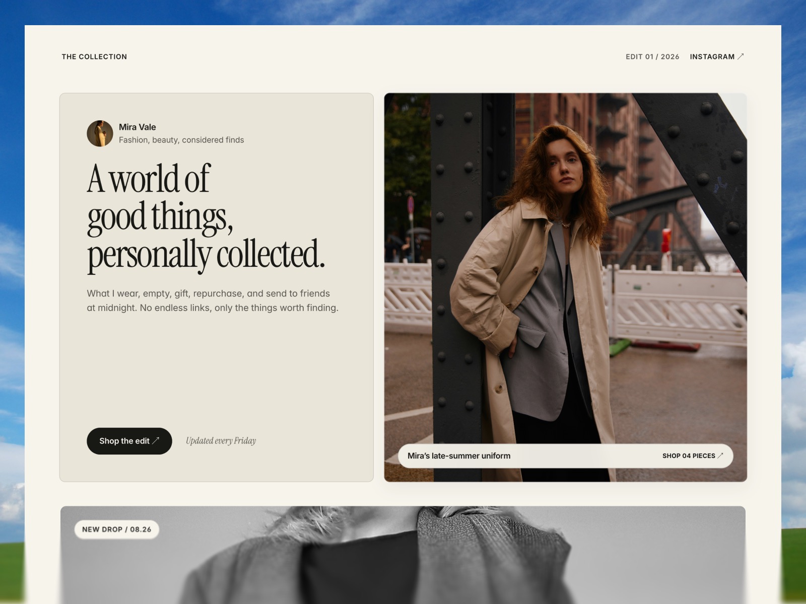 The Collection Framer template