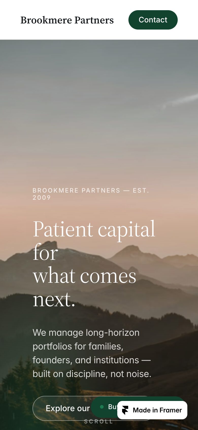 Brookmere on mobile