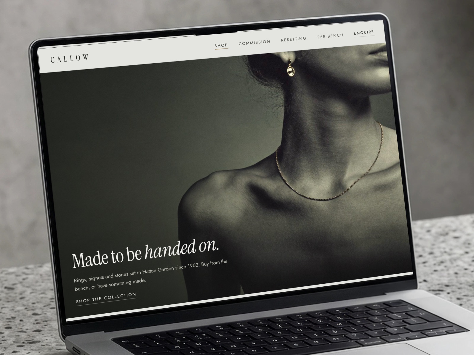 Callow website template preview
