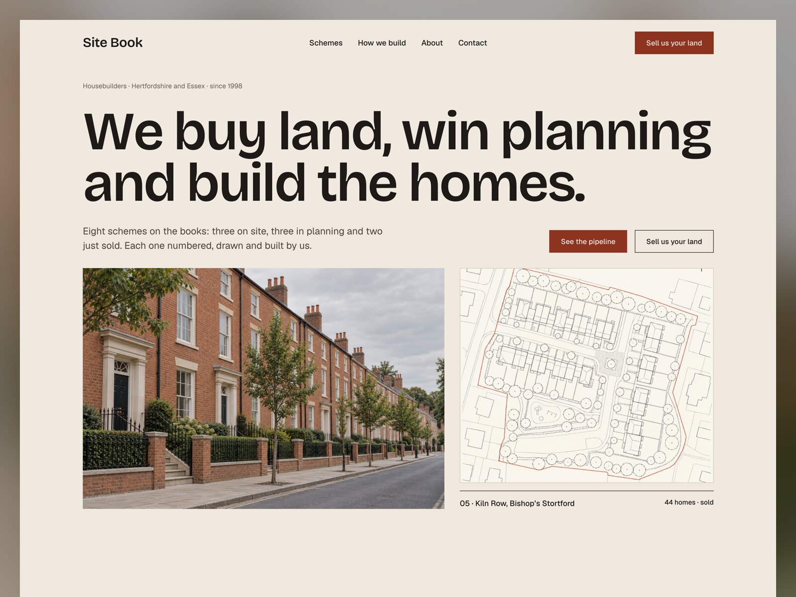 Site Book website template preview